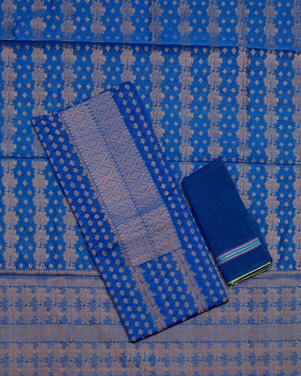 সুতি ক্যাজুয়াল থ্রি পিস (আনস্টিচ) - Image 2