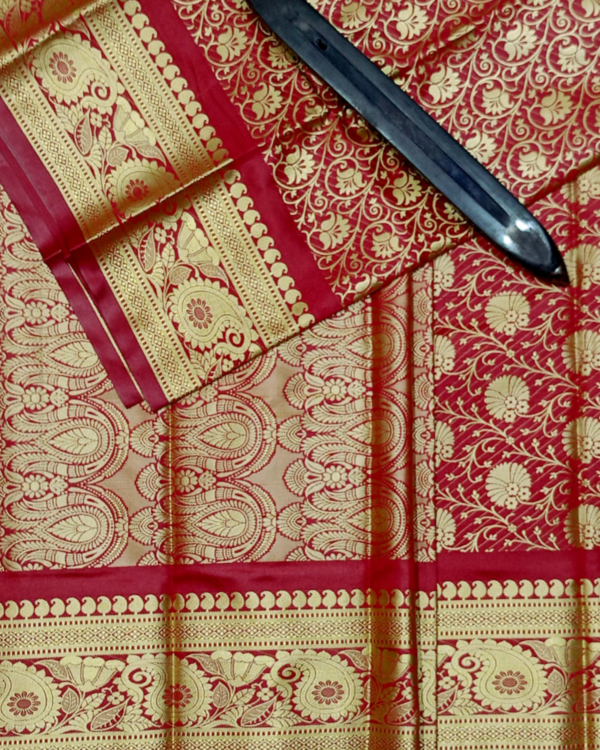 মনিহার : কাতান সিল্ক শাড়ি - Image 6